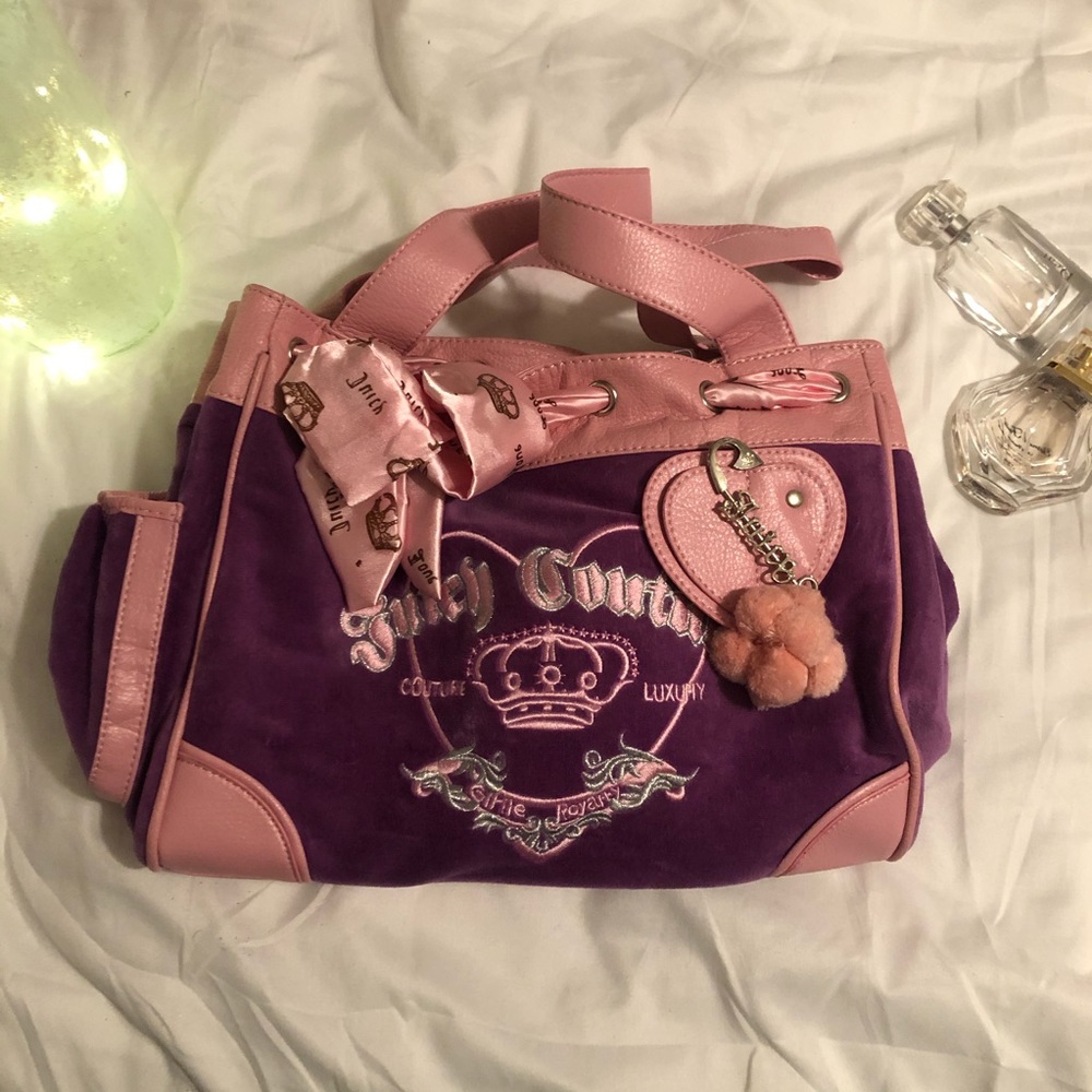 “Juicy Couture” Pink and Purple Purse